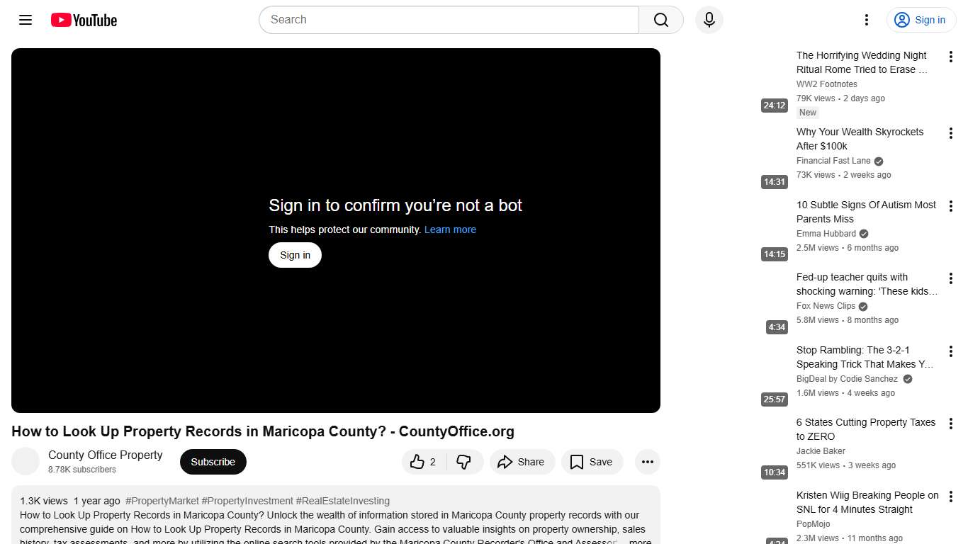 How to Look Up Property Records in Maricopa County? - CountyOffice.org - YouTube